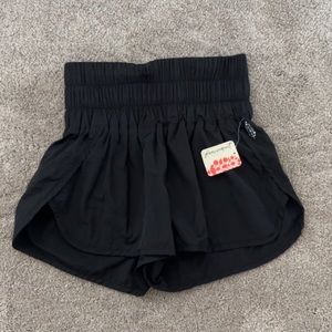 Free People Movement Black Shorts